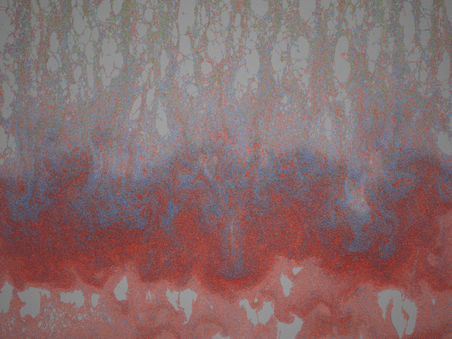 Experiments with real flow fluid simulations