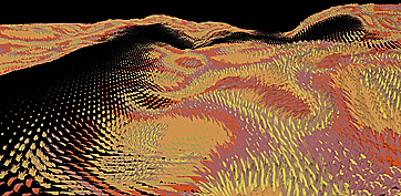 Terrain population with shaders in openframeworks